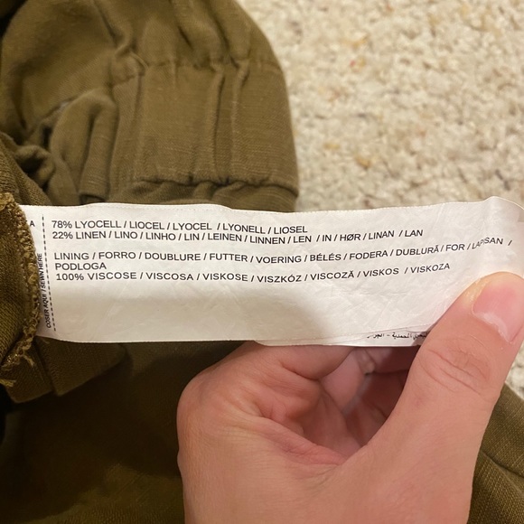 MANGO Dirty Green Skort Romper - Picture 5 of 5